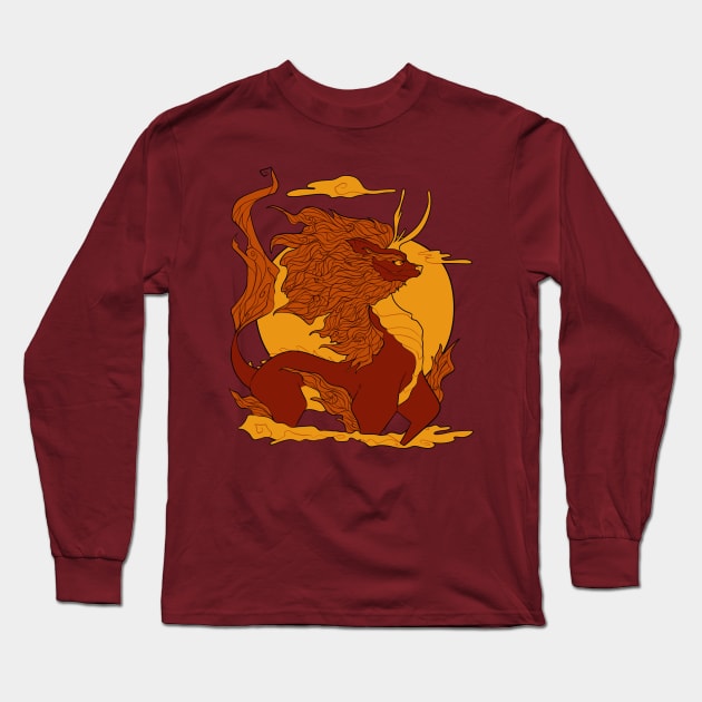 Kirin Long Sleeve T-Shirt by Yukipyro